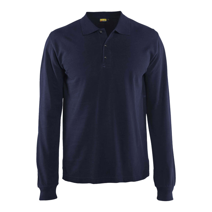 Blaklader 33881050 Long-Sleeve Polo Shirt Navy Blue Main #colour_navy-blue