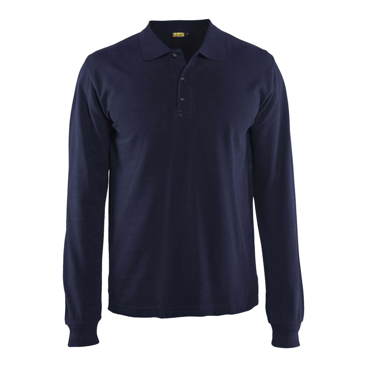 Blaklader 33881050 Long-Sleeve Polo Shirt Navy Blue Main #colour_navy-blue