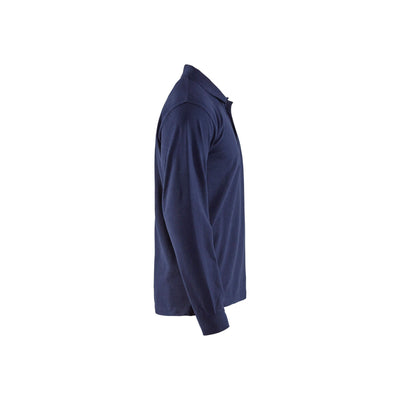 Blaklader 33881050 Long-Sleeve Polo Shirt Navy Blue Right #colour_navy-blue