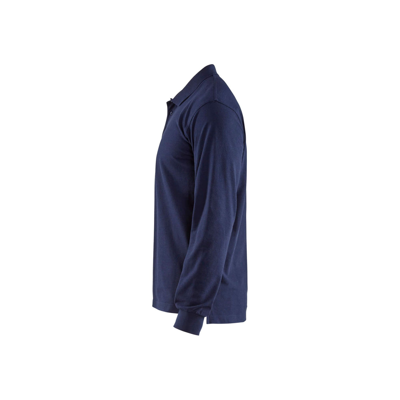 Blaklader 33881050 Long-Sleeve Polo Shirt Navy Blue Left #colour_navy-blue