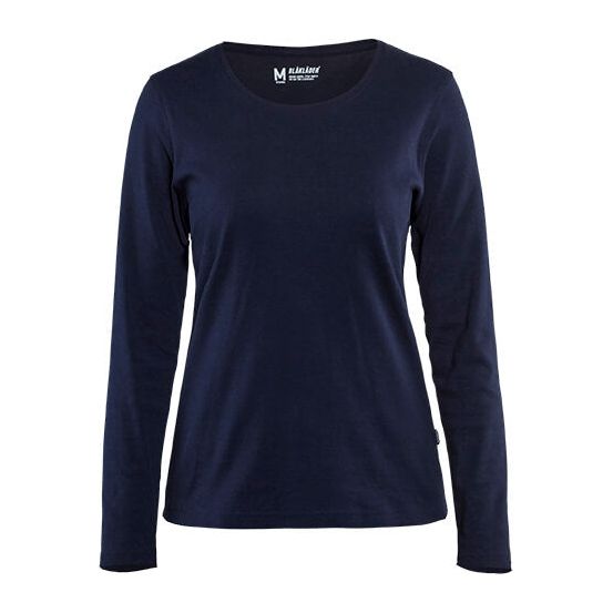 Blaklader 33011032 Long Sleeve T-Shirt Navy Blue Main #colour_navy-blue