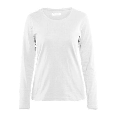 Blaklader 33011032 Long Sleeve T-Shirt White Main #colour_white