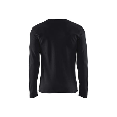 Blaklader 33141032 Long Sleeve T-Shirt Black Rear #colour_black