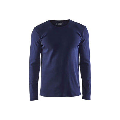 Blaklader 33141032 Long Sleeve T-Shirt Navy Blue Main #colour_navy-blue