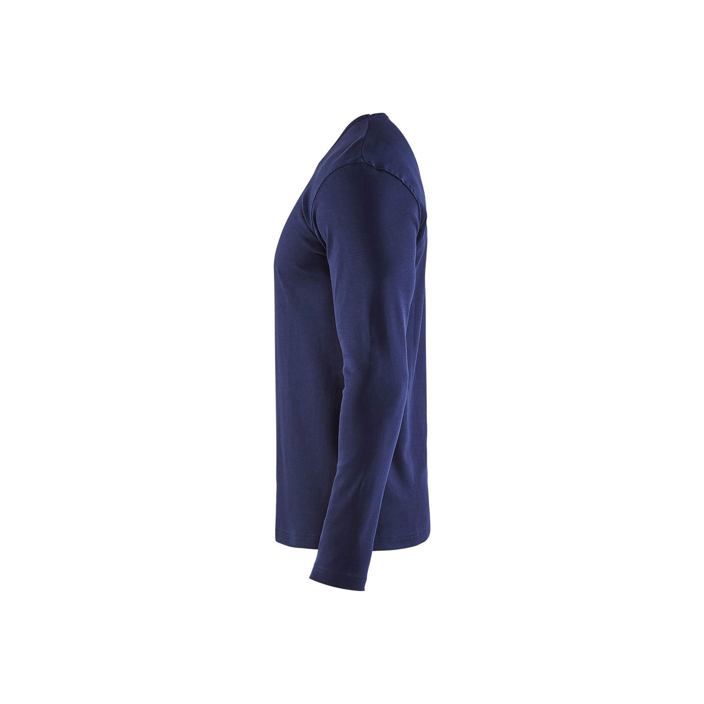 Blaklader 33141032 Long Sleeve T-Shirt Navy Blue Left #colour_navy-blue