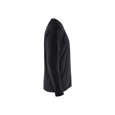 Blaklader 35001042 Long Sleeve T-Shirt Black Right #colour_black