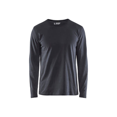 Blaklader 35001042 Long Sleeve T-Shirt Dark Grey Main #colour_dark-grey