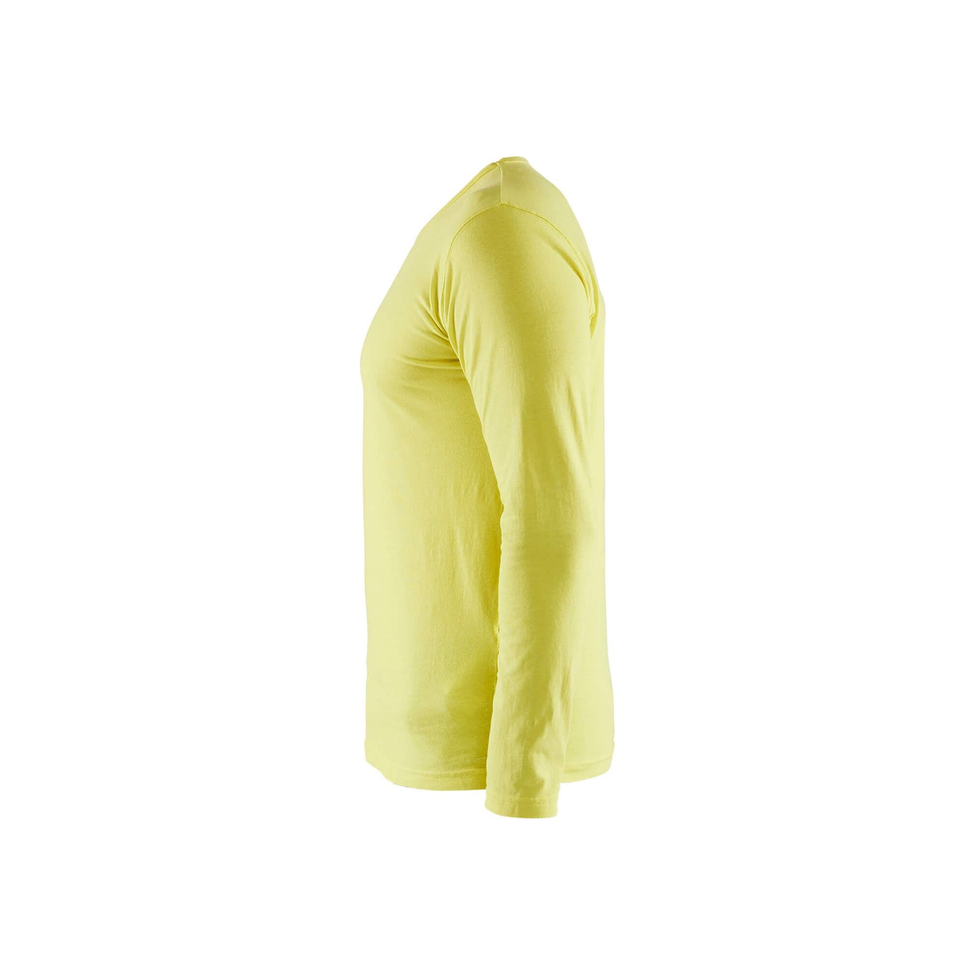 Blaklader 35001042 Long Sleeve T-Shirt Hi-Vis Yellow Left #colour_hi-vis-yellow