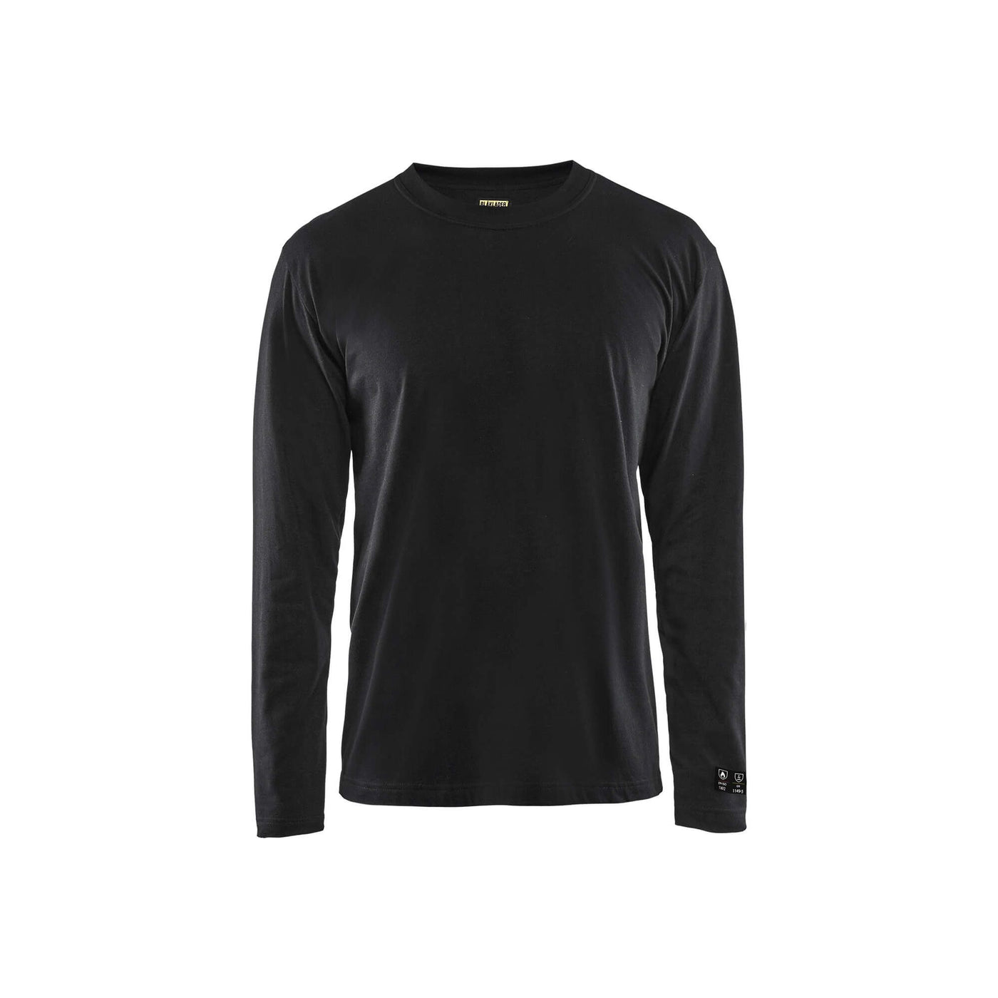 Blaklader 34831717 Long-Sleeve T-Shirt Flame-Retardant Black Main #colour_black