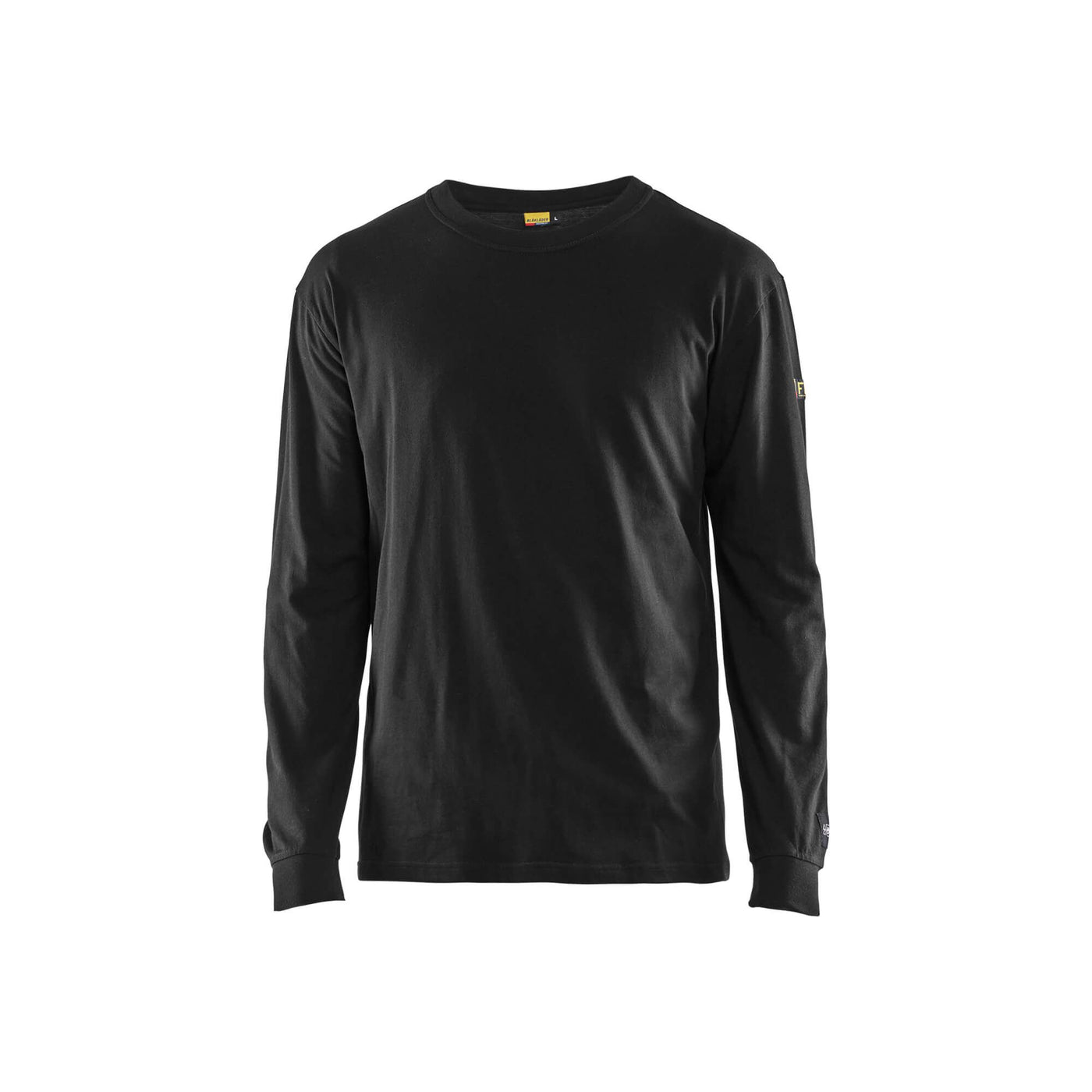 Blaklader 34831737 Long-Sleeve T-Shirt Flame-Retardant Black Main #colour_black