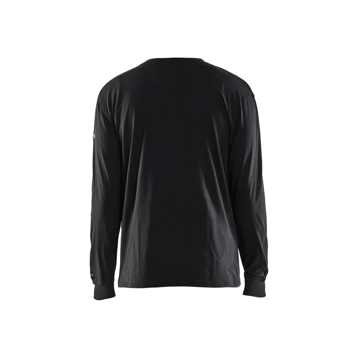 Blaklader 34831737 Long-Sleeve T-Shirt Flame-Retardant Black Rear #colour_black