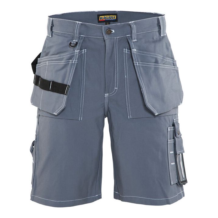 Blaklader 15341370 Multi-Pocket Work Shorts Grey Main #colour_grey