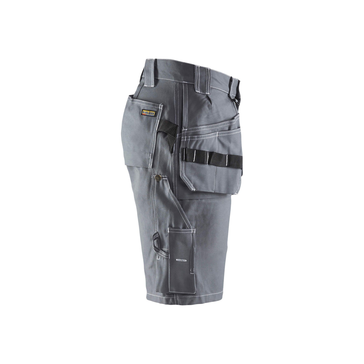 Blaklader 15341370 Multi-Pocket Work Shorts Grey Right #colour_grey