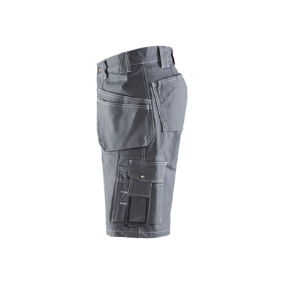 Blaklader 15341370 Multi-Pocket Work Shorts Grey Left #colour_grey