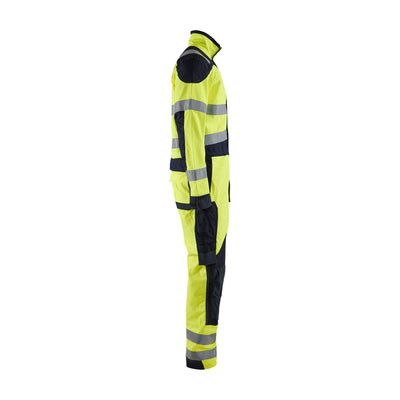 Blaklader 60891512 Multinorm Overalls Flame-Retardant Yellow/Navy Blue Right #colour_yellow-navy-blue