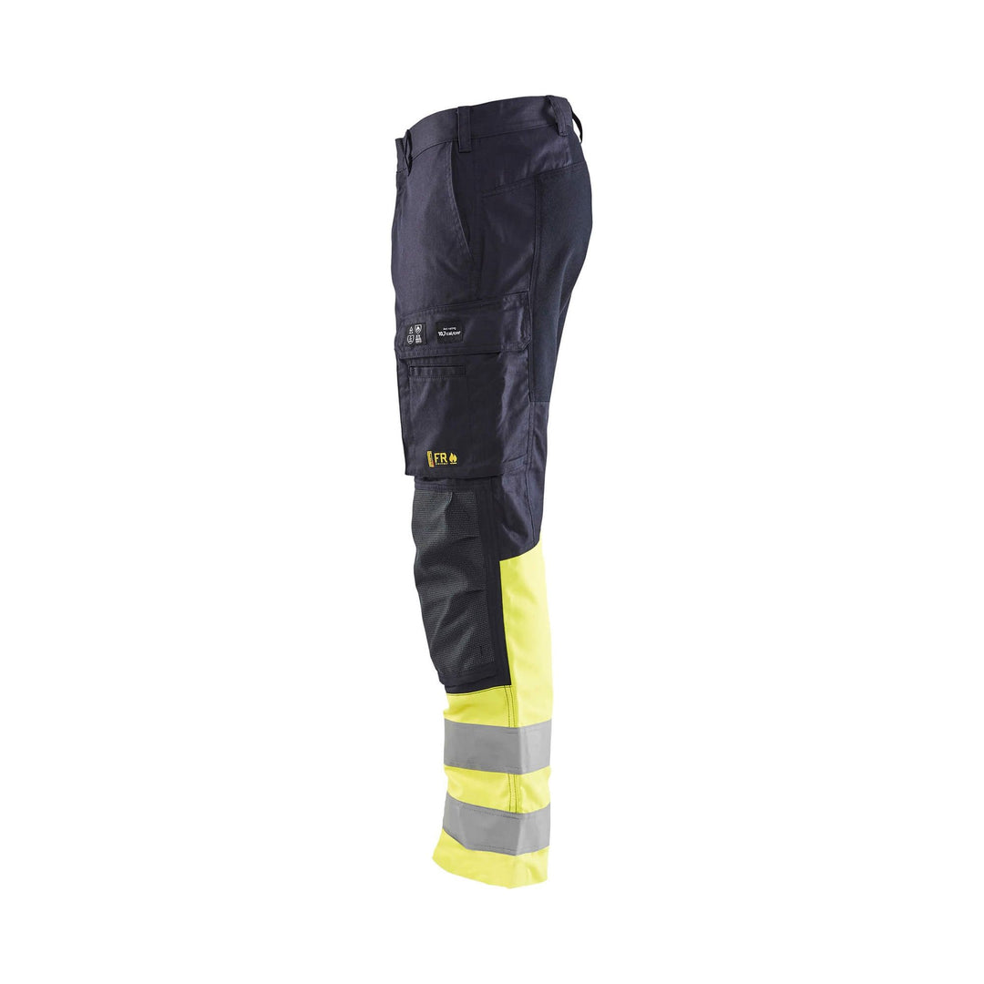 Navy Blue/Hi-Vis Yellow Left #colour_navy-blue-hi-vis-yellow