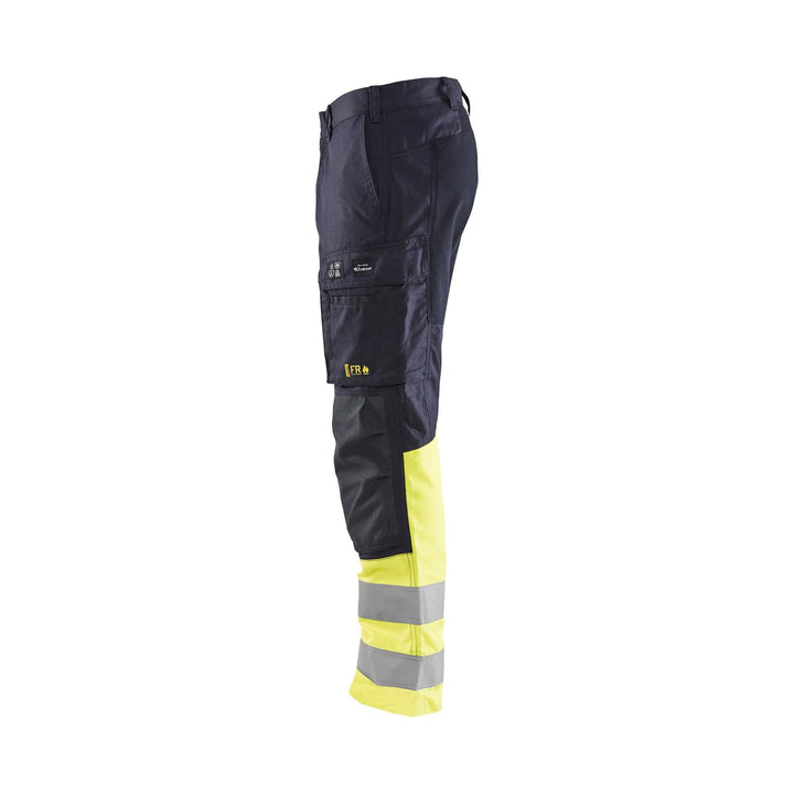 Navy Blue/Hi-Vis Yellow Left #colour_navy-blue-hi-vis-yellow