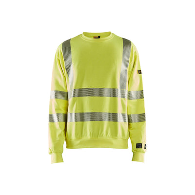 Blaklader 30871762 Multinorm Sweatshirt Hi-Vis Yellow Main #colour_yellow