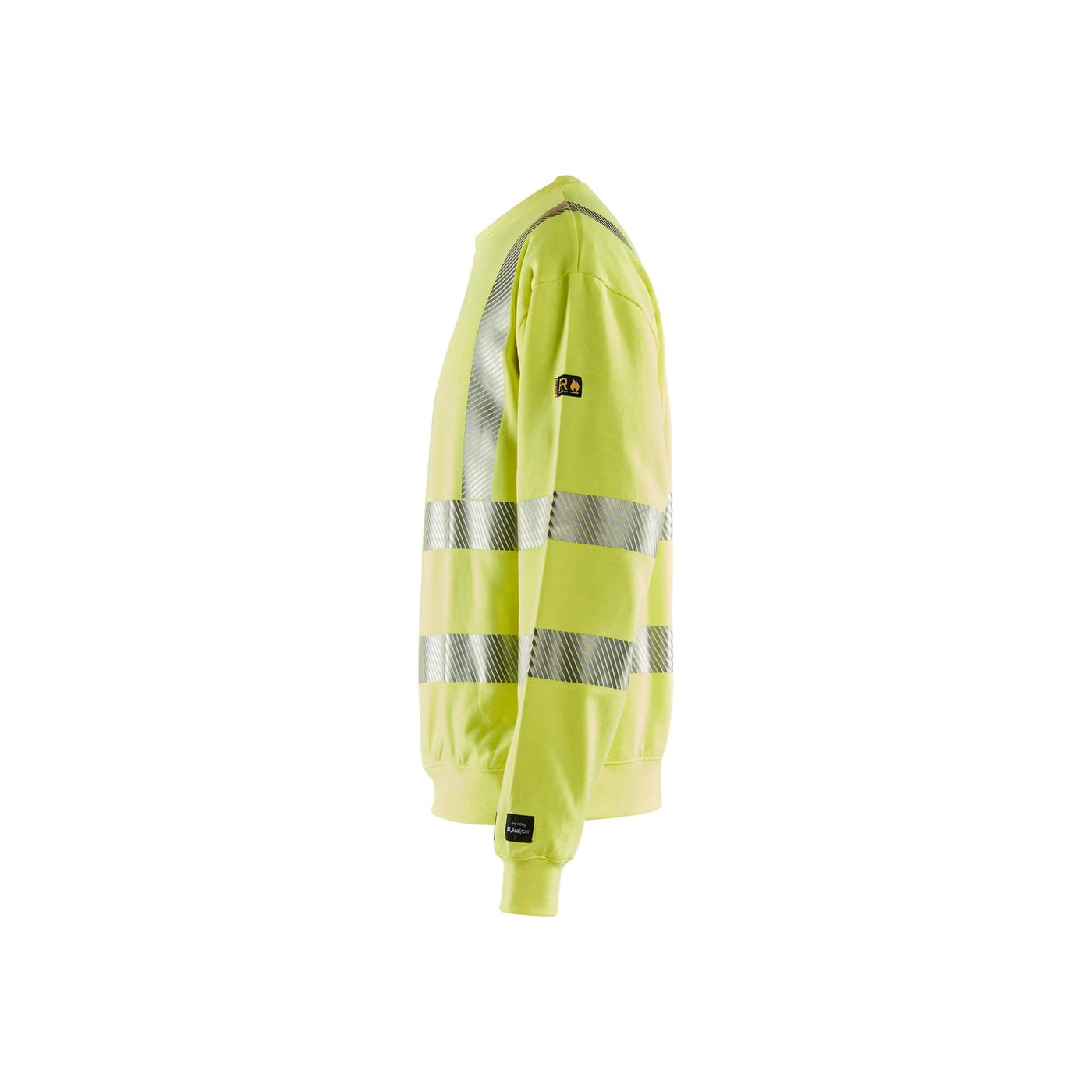 Blaklader 30871762 Multinorm Sweatshirt Hi-Vis Yellow Left #colour_yellow