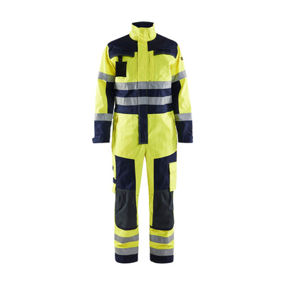 Blaklader 63781514 Multinorm Work Overalls Yellow/Navy Blue Main #colour_yellow-navy-blue