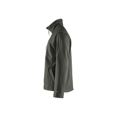 Blaklader 49512517 Original Softshell Jacket Army Green Left #colour_army-green