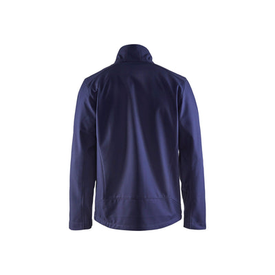 Blaklader 49512517 Original Softshell Jacket Navy Blue Rear #colour_navy-blue