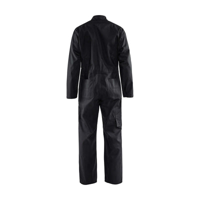 Blaklader 62701800 Overall Knee-Pad Pockets Black Rear #colour_black