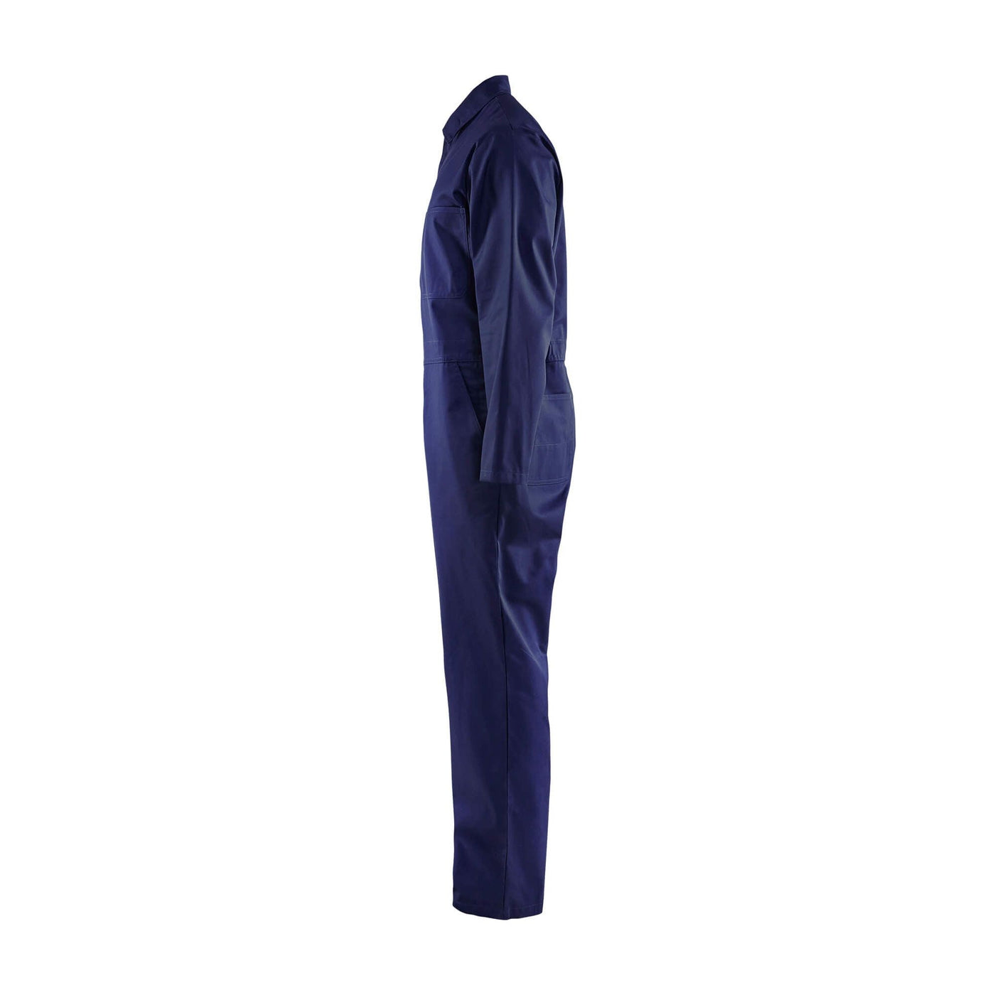 Blaklader 62701800 Overall Knee-Pad Pockets Navy Blue Left #colour_navy-blue