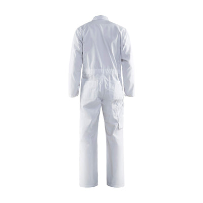 Blaklader 62701800 Overall Knee-Pad Pockets White Rear #colour_white