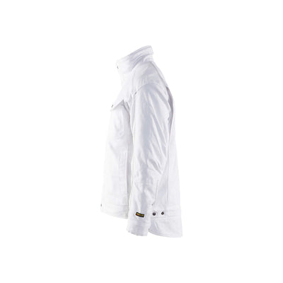 Blaklader 48151210 Painters Jacket White White Left #colour_white