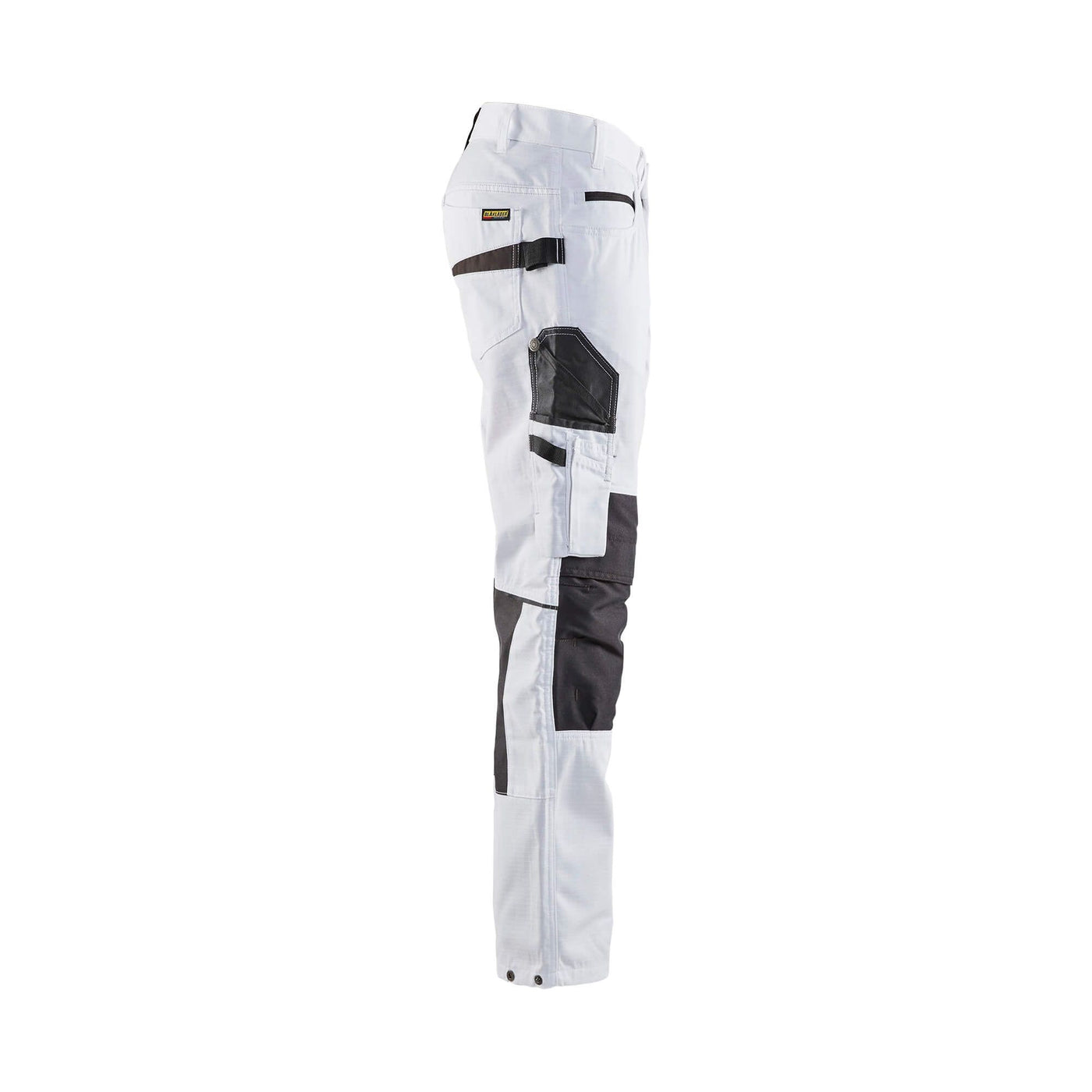 Blaklader 10951330 Painters Trousers Stretch White/Dark Grey Right #colour_white-dark-grey
