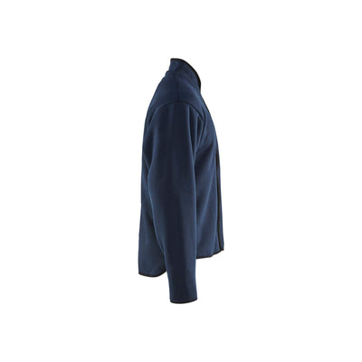 Blaklader 47702954 Pile Fleece Jacket Navy Blue Right #colour_navy-blue