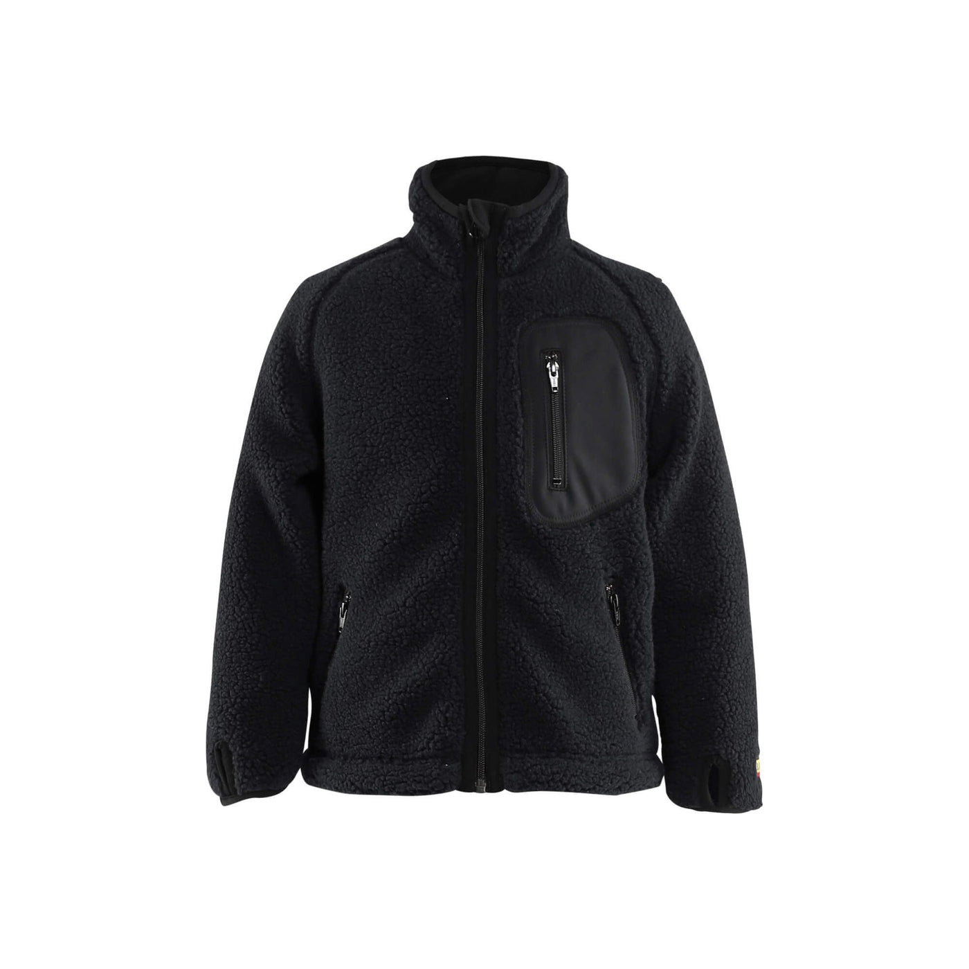 Blaklader 48792505 Pile Fleece Jacket Black Main #colour_black