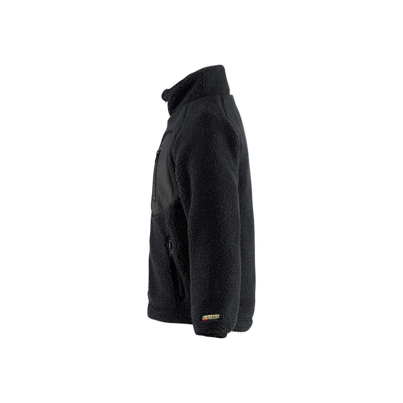 Blaklader 48792505 Pile Fleece Jacket Black Left #colour_black