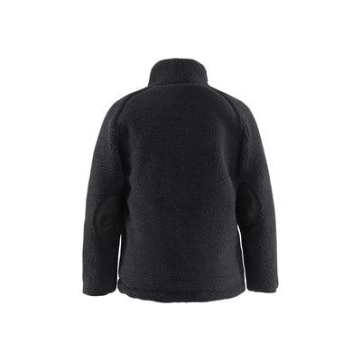 Blaklader 48792505 Pile Fleece Jacket Black Rear #colour_black
