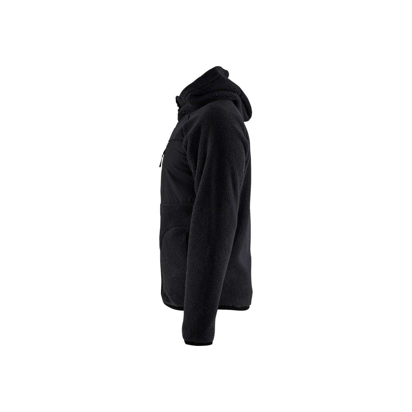 Blaklader 47252955 Pile Jacket Black Left #colour_black