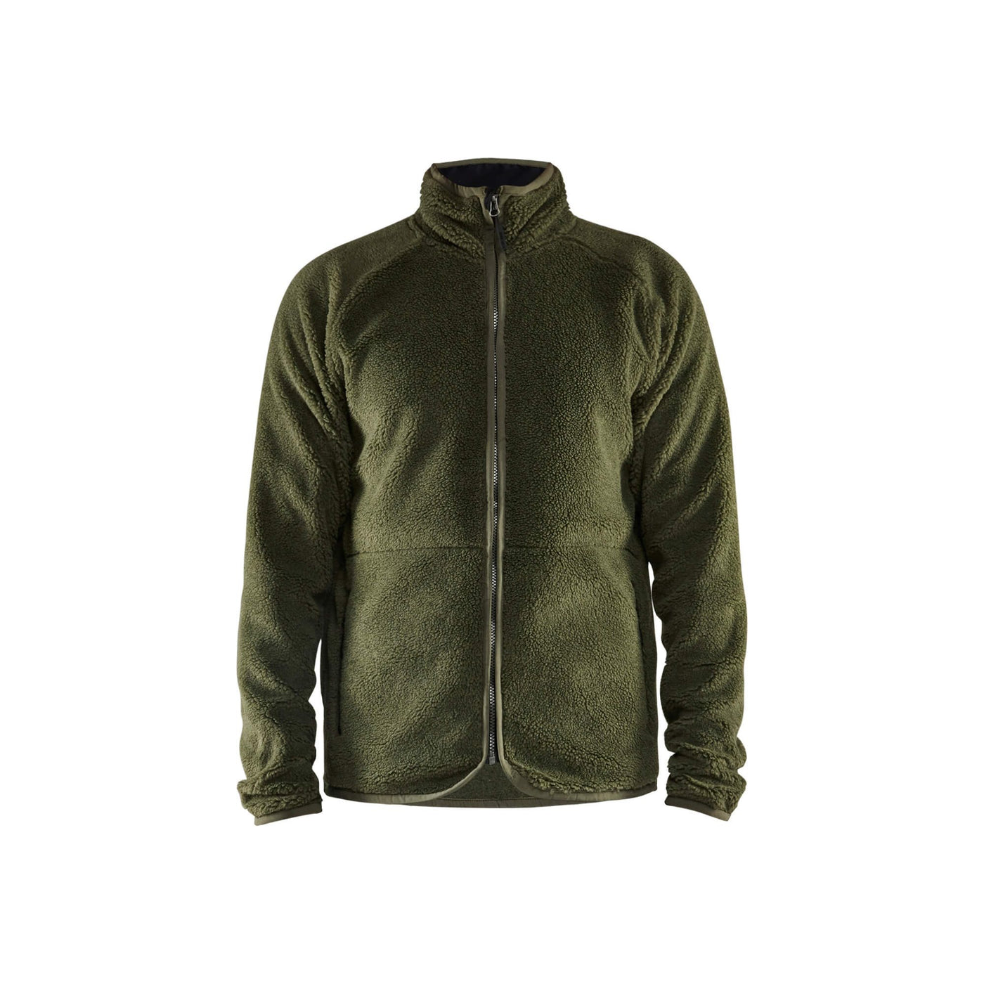 Blaklader 47292955 Pile Jacket Autumn Green Main #colour_autumn-green