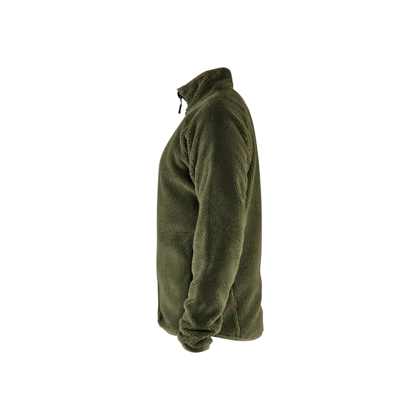 Blaklader 47292955 Pile Jacket Autumn Green Left #colour_autumn-green