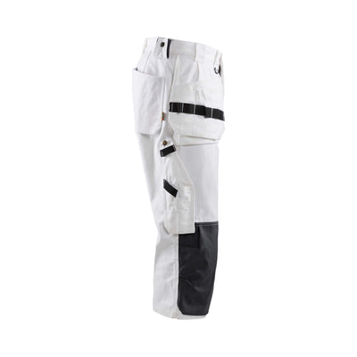Blaklader 15401210 Pirate Shorts White White Right #colour_white