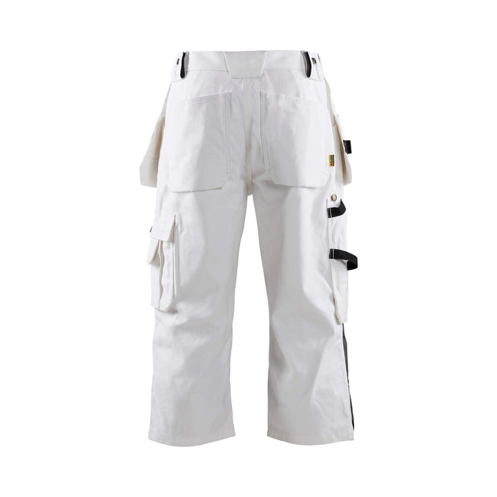 Blaklader 15401210 Pirate Shorts White White Rear #colour_white