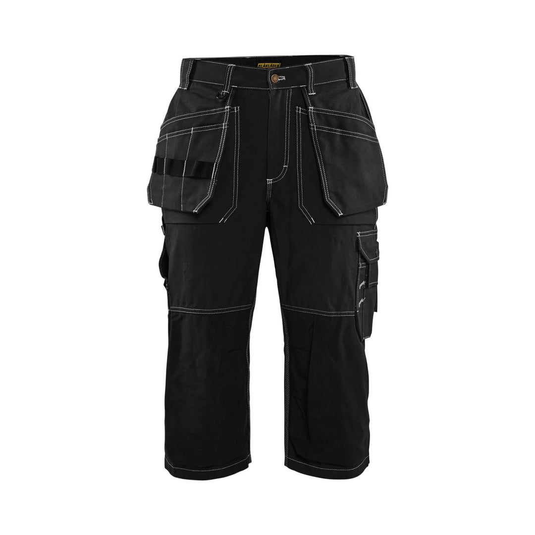 Blaklader 15401370 Pirate Work Shorts Black Main #colour_black