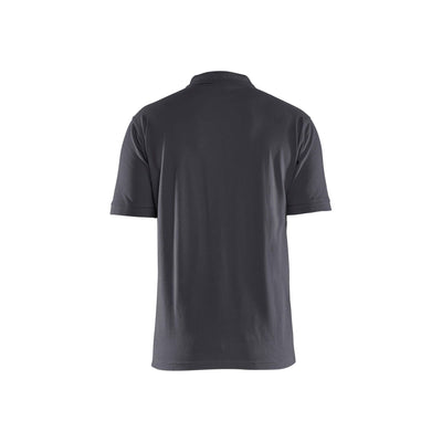Blaklader 34351035 Polo Shirt Mid Grey Rear #colour_mid-grey
