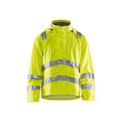 Blaklader 43032009 Rain Jacket Flame-Retardant Hi-Vis Yellow Main #colour_yellow