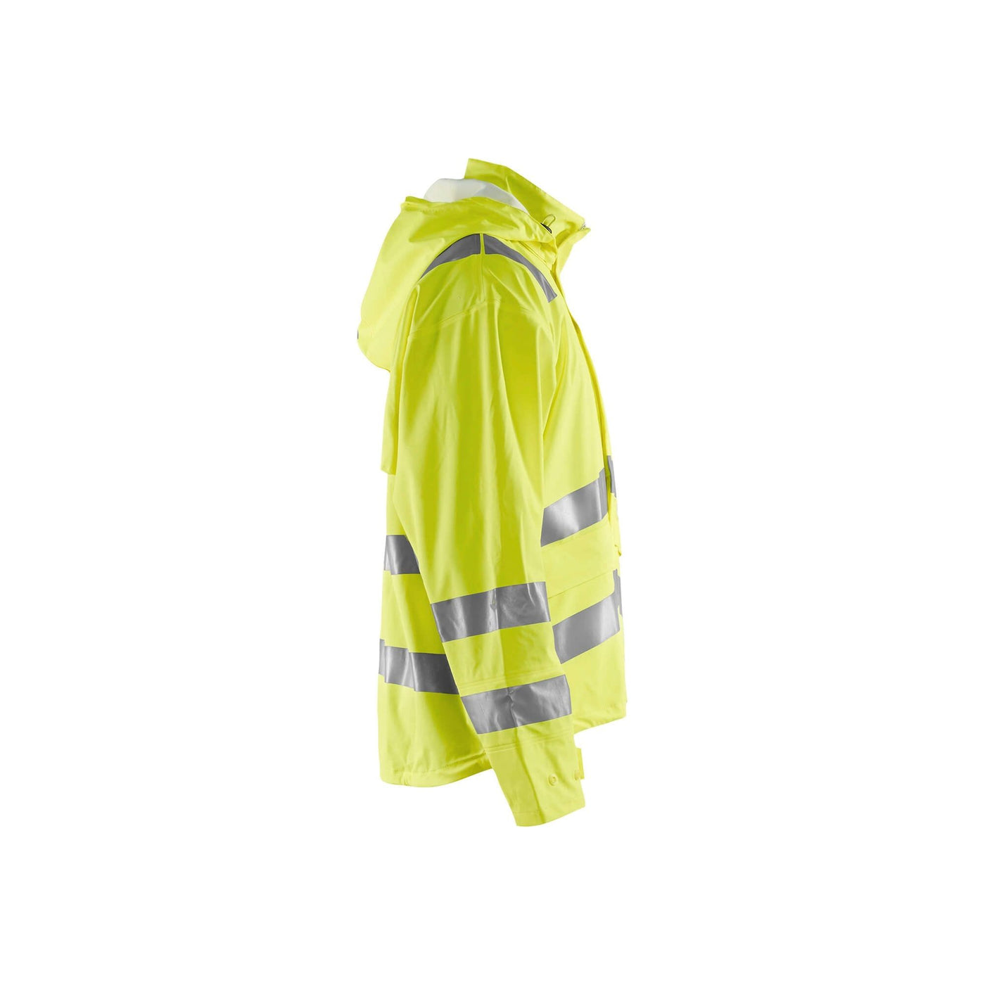 Blaklader 43032009 Rain Jacket Flame-Retardant Hi-Vis Yellow Right #colour_yellow