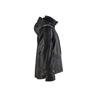 Blaklader 43022003 Rain Jacket Waterproof Black Right #colour_black