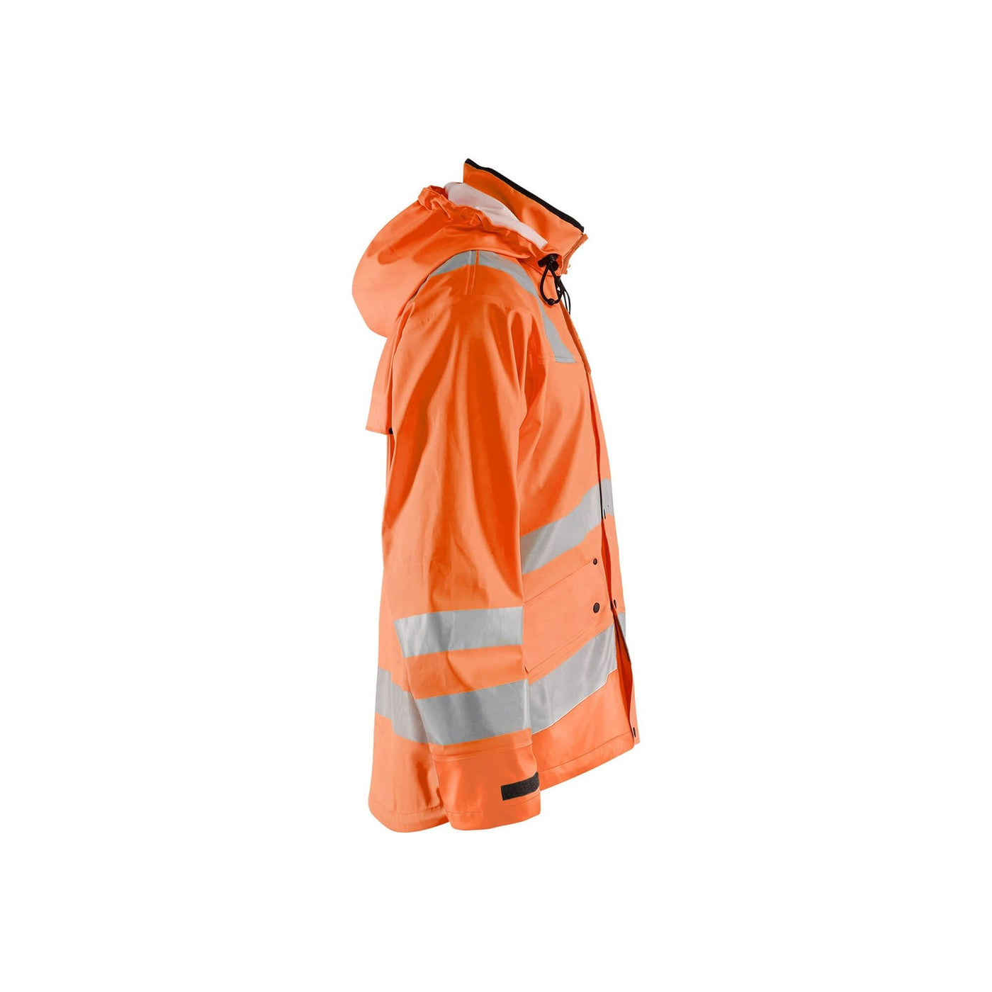 Blaklader 43022003 Rain Jacket Waterproof Orange Right #colour_orange
