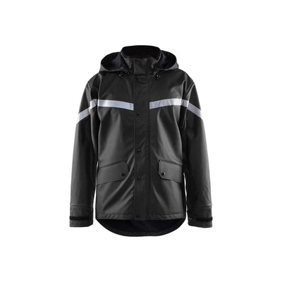Blaklader 43052003 Rain Jacket Waterproof Black Main #colour_black