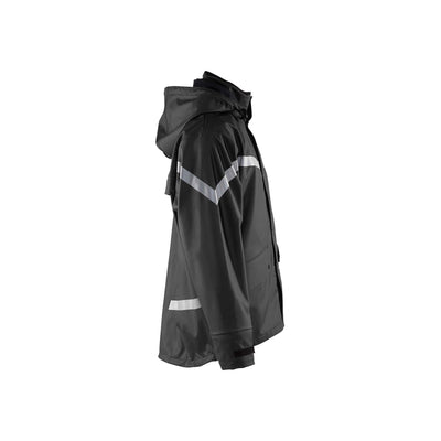 Blaklader 43052003 Rain Jacket Waterproof Black Right #colour_black