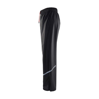 Blaklader 13012000 Rain Trousers Waterproof Black Left #colour_black