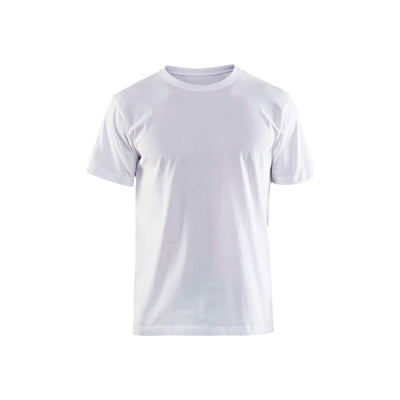 Blaklader 35351063 Reinforced Seam T-Shirt White Main #colour_white